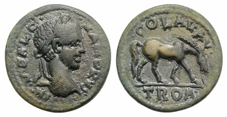 Severus Alexander (222-235). Troas, Alexandria. Æ (26mm, 8.87g, 6h). Laureate he...