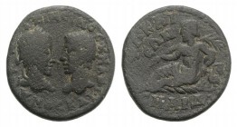Maximinus I and Maximus Caesar (235-238). Ionia, Phocaea. Æ (21mm, 5.48g, 6h). Facing busts of Maximinus, laureate r., and Maximus, bareheaded l. R/ R...