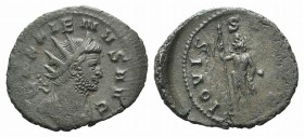 Gallienus (253-268). Antoninianus (22mm, 3.98g, 12h). Rome, 264-7. Radiate, draped and cuirassed bust r., seen from behind. R/ Jupiter standing l., ho...