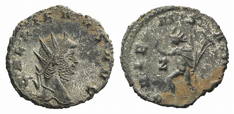 Gallienus (253-268). AR Antoninianus (20mm, 3.42g, 6h). Rome. Radiate bust r. R/...
