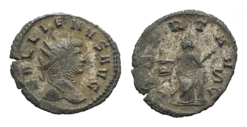 Gallienus (253-268). Antoninianus (21mm, 2.88g, 7h). Rome, AD 262. Radiate head ...