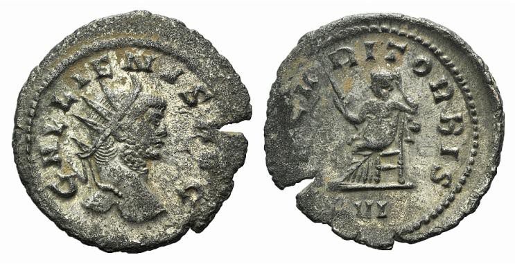 Gallienus (253-268). Antoninianus (23mm, 3.09g, 1h). Rome, 263-4. Radiate head r...