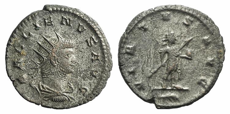 Gallienus (253-268). Antoninianus (20mm, 3.46g, 6h). Antioch, 264-5. Radiate, dr...