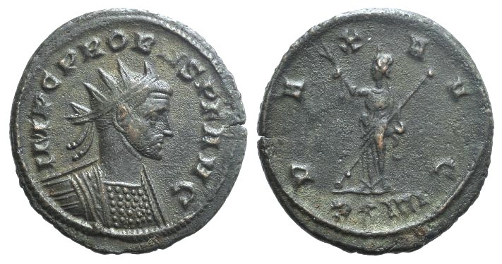 Probus (276-282). Radiate (22mm, 3.81g, 12h). Siscia, 277. Radiate and cuirassed...