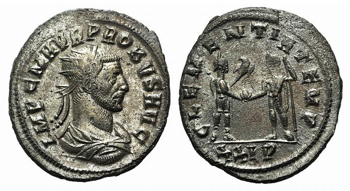 Probus (276-282). Radiate (23mm, 4.28g, 12h). Cyzicus, AD 276. Radiate, draped a...