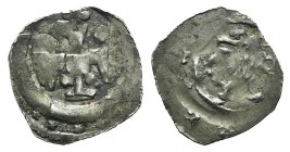 Germany, Regensburg. Otto II (1231-1253). AR Pfennig (18mm, 1.00g). Eagle facing, head l. R/ Eagle r., head turned back. Emmerig 225. Near VF