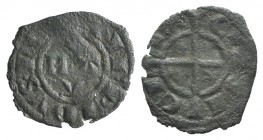 Italy, Sicily, Messina. Manfredi (1258-1266). BI Denaro (15mm, 0.44g, 1h). MA Y. R/ Cross. MIR 139; Spahr 200. Near VF
