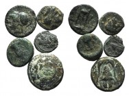 Lot of 5 Greek Æ coins, to be catalog. LOT SOLD AS IS, NO RETURN