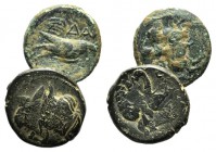 Lot of 3 Greek Æ coins, to be catalog. LOT SOLD AS IS, NO RETURNS