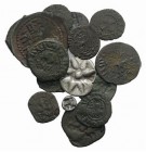 Mixed lot of 15 coins, including Greek (1 fraction), Islamic (2 Æ) and Medieval, to be catalog. Lot sold as is it, no returns