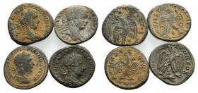 Lot of 4 Roman Provincial BI Tetradrachms, to be catalog. LOT SOLD AS IS, NO RETURNS