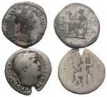 Lot of 2 Roman Imperial Denarii, including Hadrian and Sabina. Lot sold as is, no return