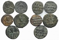 Lot of 5 Byzantine Æ coins, to be catalog. LOT SOLD AS IS, NO RETURN