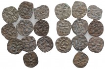 Italy, Lucca, lot of 10 Denarii, to be catalog. Lot sold as it, no returns