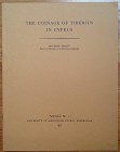 GRANT M., The Coinage of Tiberius in Cyprus. Publication no. 1, University of Melbourne, Cyprus Expedition, 1957. Brossura ed., pp. 6, tav.1 b/n . Buo...