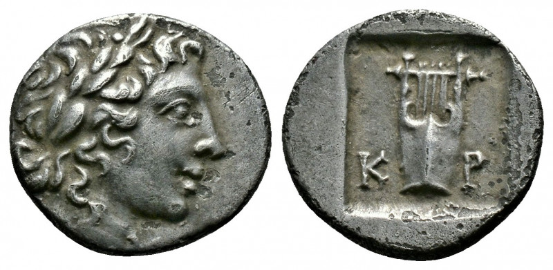 (Silver.1.59g 15mm) Lycia. Kragos. Lycian League circa 48-42 BC. Hemidrachm AR
l...
