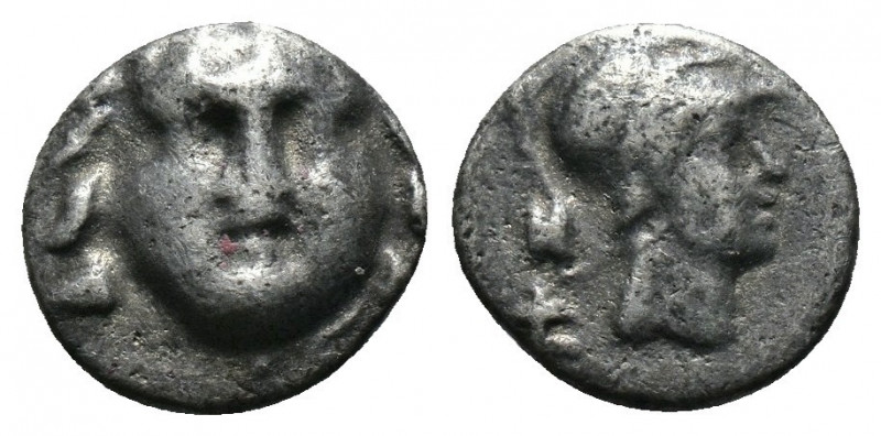 (Silver.0.69g 10mm) PISIDIA, Selge (Circa 350-300 BC) AR Obol
Facing gorgoneion
...