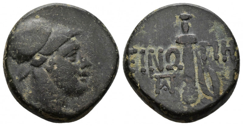 (Bronze, 8.00gr 20mm) PAPHLAGONIA. Sinope. AE (Circa 105-90 or 95-90 BC). Struck...