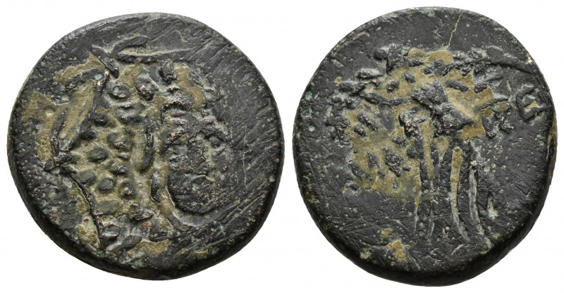 (Bronze, 7.29gr 21mm) PAPHLAGONIA, Amastris AE, Time of Mithradates VI, circa 90...