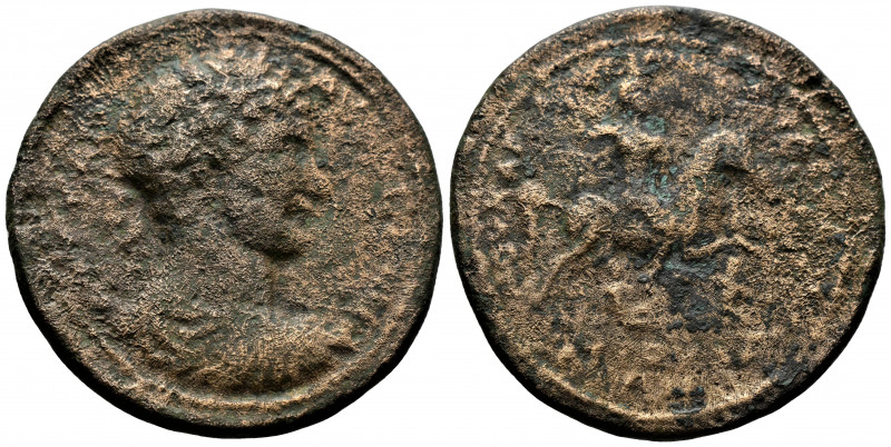 (Bronze, 27.55gr 41mm) CARIA. Attuda. Caracalla (AD 198-211). Ae Medallion
Laure...