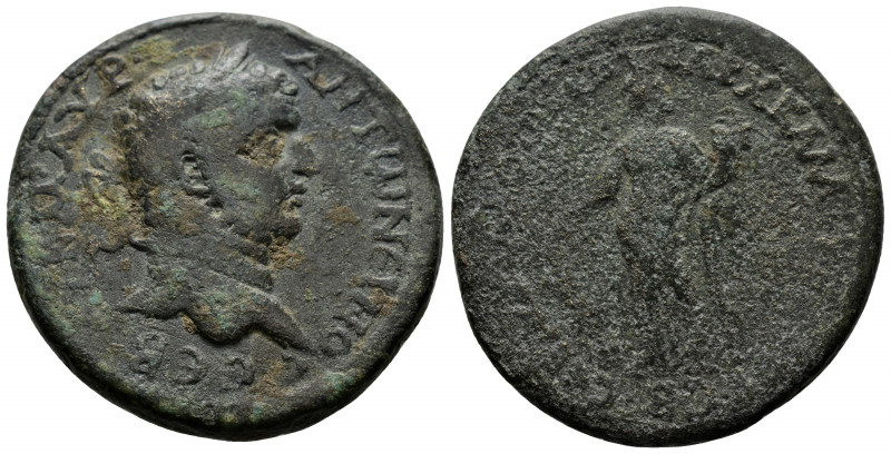 (Bronze, 25.47gr 34mm) PHRYGIA. Hadrianopolis-Sebaste. Caracalla, 198-217. Kalli...