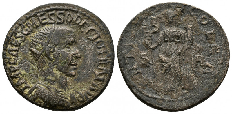 (Bronze, 6.86gr 25mm) Pisidia, Antiochia, Trajan Decius. AE 249-251 AD. 
Radiate...