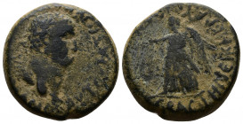 (Bronze, 13.70gr 23mm) Vespasian Lycaonia, Claudiolaodicea Combusta 69-79 AD. AE.
laureate head right 
Rev. Nike standing left. 
RPC 1612.