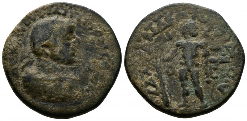 (Bronze, 17.69gr 31mm) LYCAONIA, Dalisandus. Philip I. 244-249 AD. AE. 
Laureate...