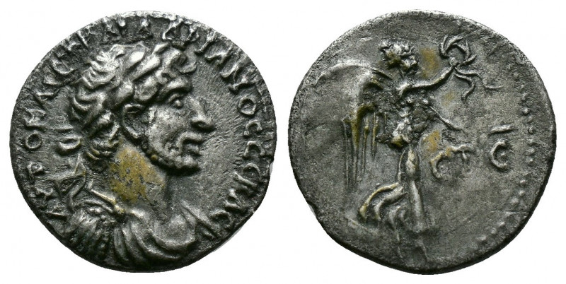 (Silver, 1.37gr 16mm) Cappadocia Caesarea Hadrian (117-138), Hemidrachm, AD 121-...