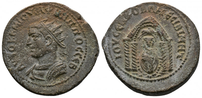 (Silver, 10.63 gr 26mm) MESOPOTAMIA, Nisibis. Philip I. 244-249 AD. AE.
 Radiate...