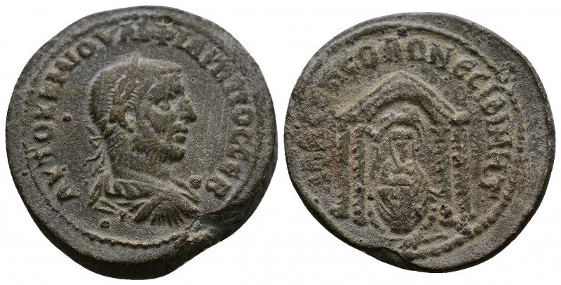 (Bronze, 14.12 gr 25mm) MESOPOTAMIA. Nisibis. Philip I, 244-249. AE 247-249. 
La...