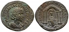 (Bronze, 7.31 gr 27mm) Mesopotamia, Nisibis. Otacilia Severa. Augusta, A.D. 244-249. AE.
draped bust of Otacilia Severa right, resting on a crescent 
...