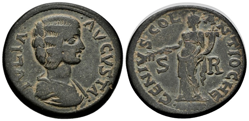 Julia Domna, Augusta, 193-217 PISIDIA. Antiochia. Ae
IVLIA AVGVSTA./ Draped bus...