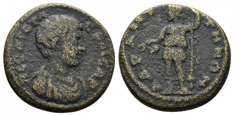 (Bronze. 4.55g 20mm) MYSIA, Adramytion Geta. AD 209-211 AE
Bare-headed, draped, ...