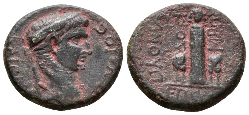 (Bronze, 4.01g 18mm) PHRYGIA. Docimeum. Claudius (41-54).
TI KΛΑΥΔΙΟC KΑΙCAP. L...