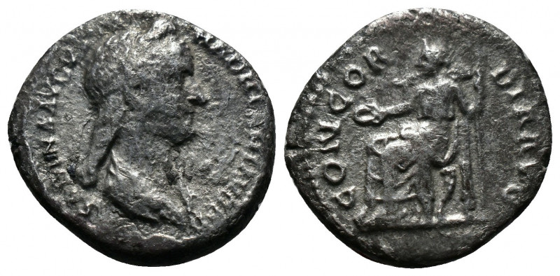 (Silver, 2.72gr 17mm) Sabina AR Denarius, (117-136 AD). AR Denarius Roma 
draped...