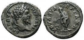 (Silver, 2.67 gr 20mm) Septimius Severus 193-211 AD Denarius, Roma 
 laureate head right. 
Rev. Severus, veiled, standing left, sacrificing out of pat...