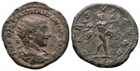 (silver, 3.93gr 23mm) Elagabalus (218-222), Antoninianus, Rome, c. AD 218-222 AR 
 radiate, draped and cuirassed bust right. 
Rev. MARS - VICTOR, Mars...