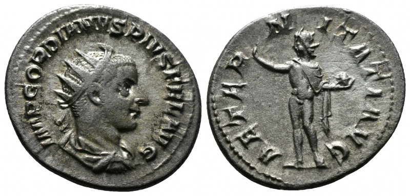 (Silver, 3.70gr 23mm) Gordian III. A.D. 238-244. AR antoninianus Rome, 
Radiate,...