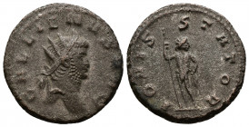 (Bronze, 4.86gr 20mm) Gallienus, 253-268. Antoninianus Rome, 265-267. 
Radiate and cuirassed bust of Gallienus to right. 
Rev. Jupiter standing front,...