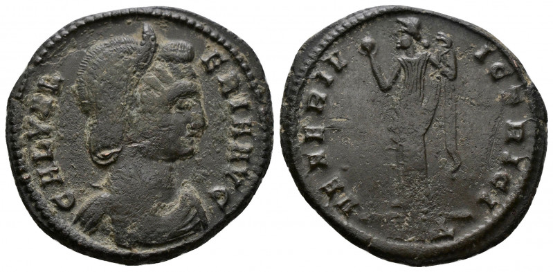 (Bronze 7.44g 28mm) Galeria Valeria, Wife of Galerius. Follis Cyzicus(?), Ca. 30...