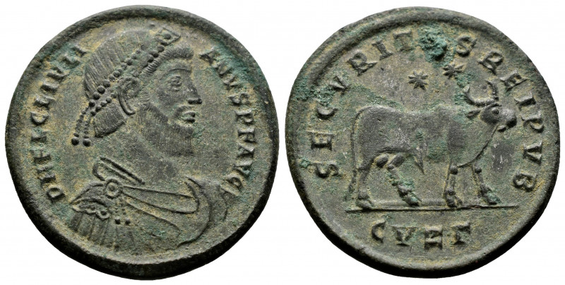 (Bronze 8.47g 29mm) JULIAN II APOSTATA (360-363). Ae. Cyzicus.
D N FL CL IVLIANV...