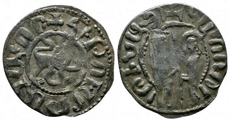 (Silver, 2.79gr 21mm) ARMENIA, Cilician Armenia. Royal . Levon II. 1270-1289. AR...