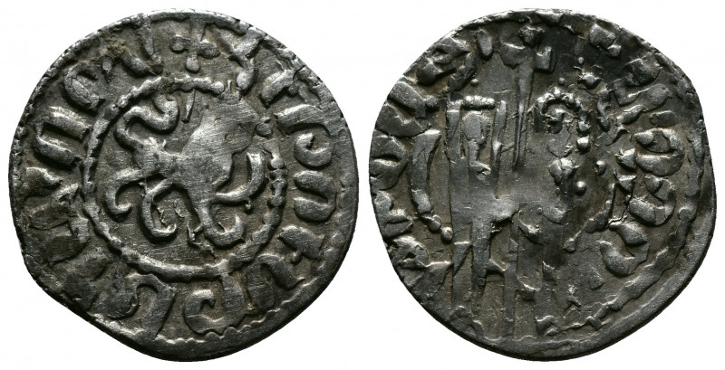 (Silver, 2.84gr 22mm) ARMENIA, Cilician Armenia. Royal . Levon II. 1270-1289. AR...