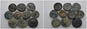 (Bronze, 63.58g) 10 ancients Pıeces. Sold as seen.