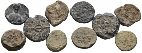 (Seal, 68.13g) 5 ancients Pıeces. Sold as seen.