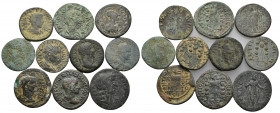 (Bronze, 58.91g) 10 ancients Pıeces. Sold as seen.
