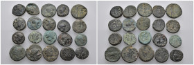 (Bronze, 69.00g) 20 ancients Pıeces. Sold as seen.