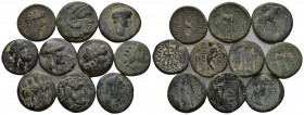 (Bronze, 45.83g) 10 ancients Pıeces. Sold as seen.