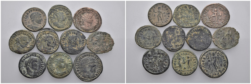 (Bronze, 33.57g) 10 ancients Pıeces. Sold as seen.